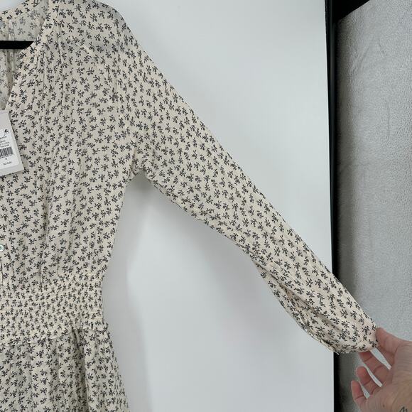 Rails Jasmine Floral Print Blouson Dress Long Sleeve NEW Womens Medium - Picture 7 of 12